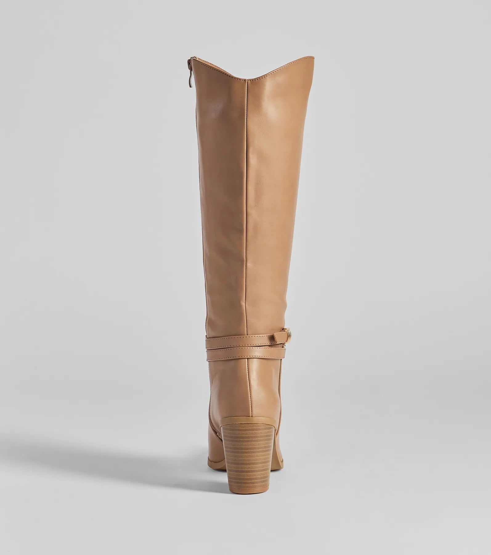 Chic Moves Under-The-Knee Buckle Boots - Image 4