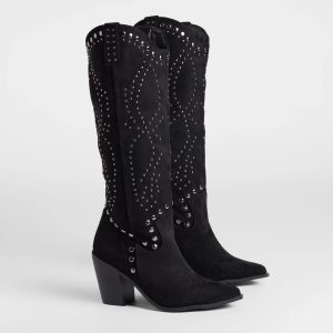 Western Edge Studded Cowboy Boots
