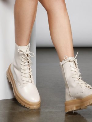 Stepping On The Edge Lug Booties