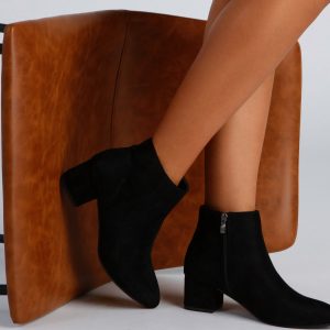 Simple Chic Block Heel Booties