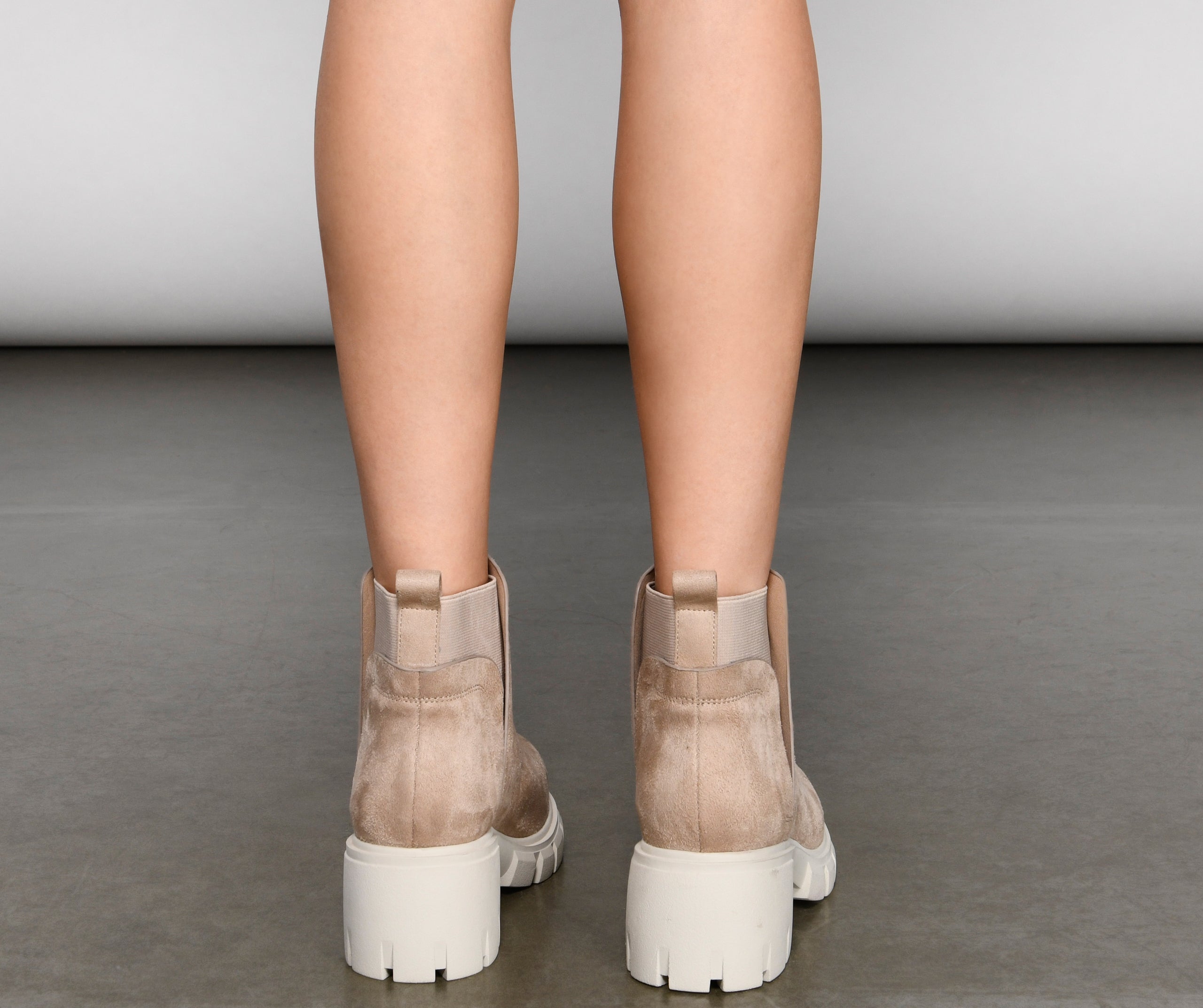 Trendy Chelsea Lug Sole Booties - Image 5