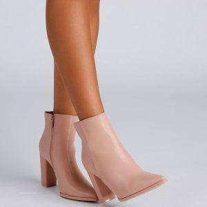 Favorite Kicks Pointed Toe Booties