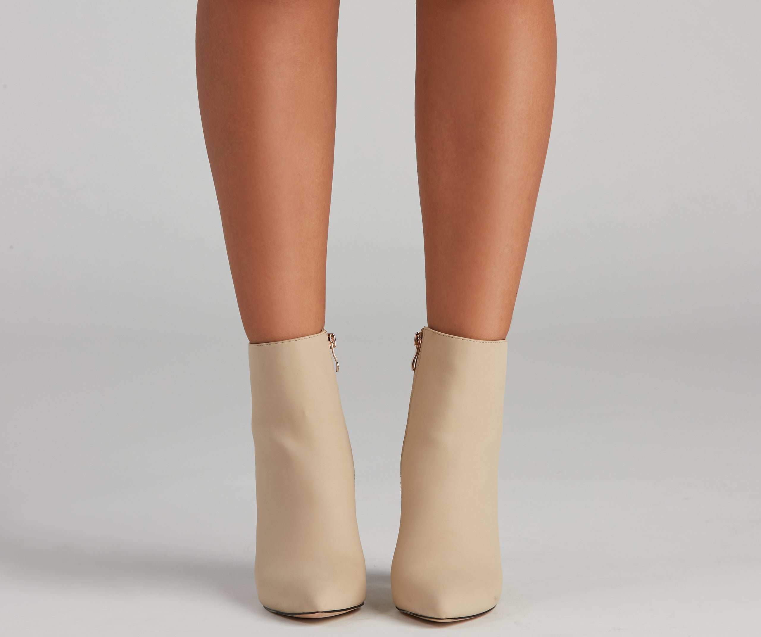 Go Getter Nubuck Block Heel Booties - Image 6