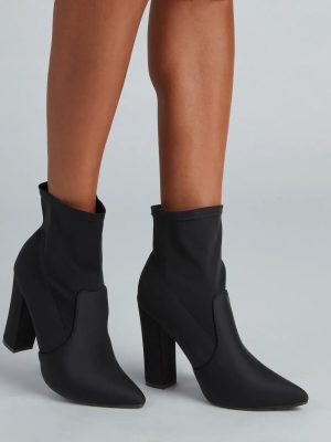 Style Staple Block Heel Booties