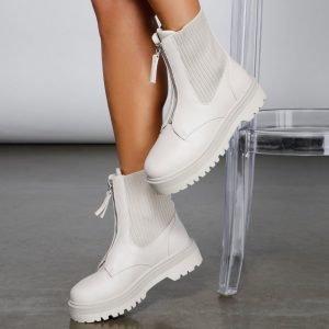 A Total Vibe Lug Sole Booties