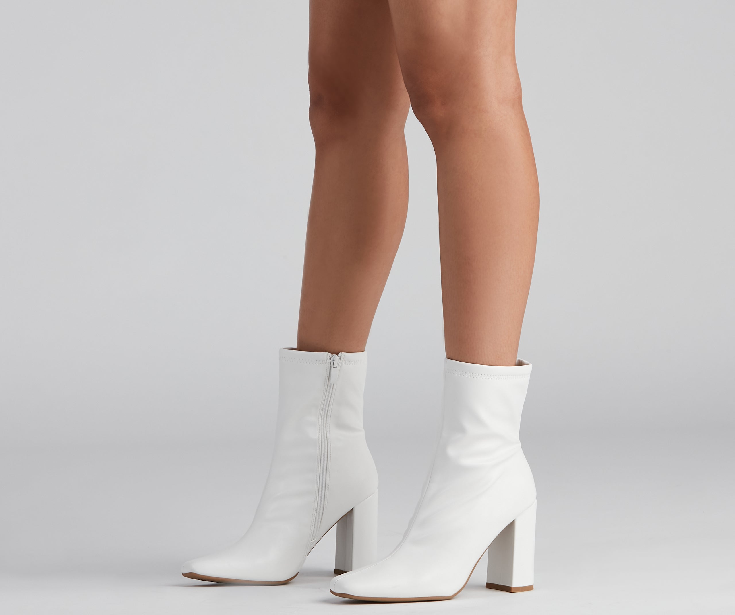 Fashion Square Toe Booties - Image 5