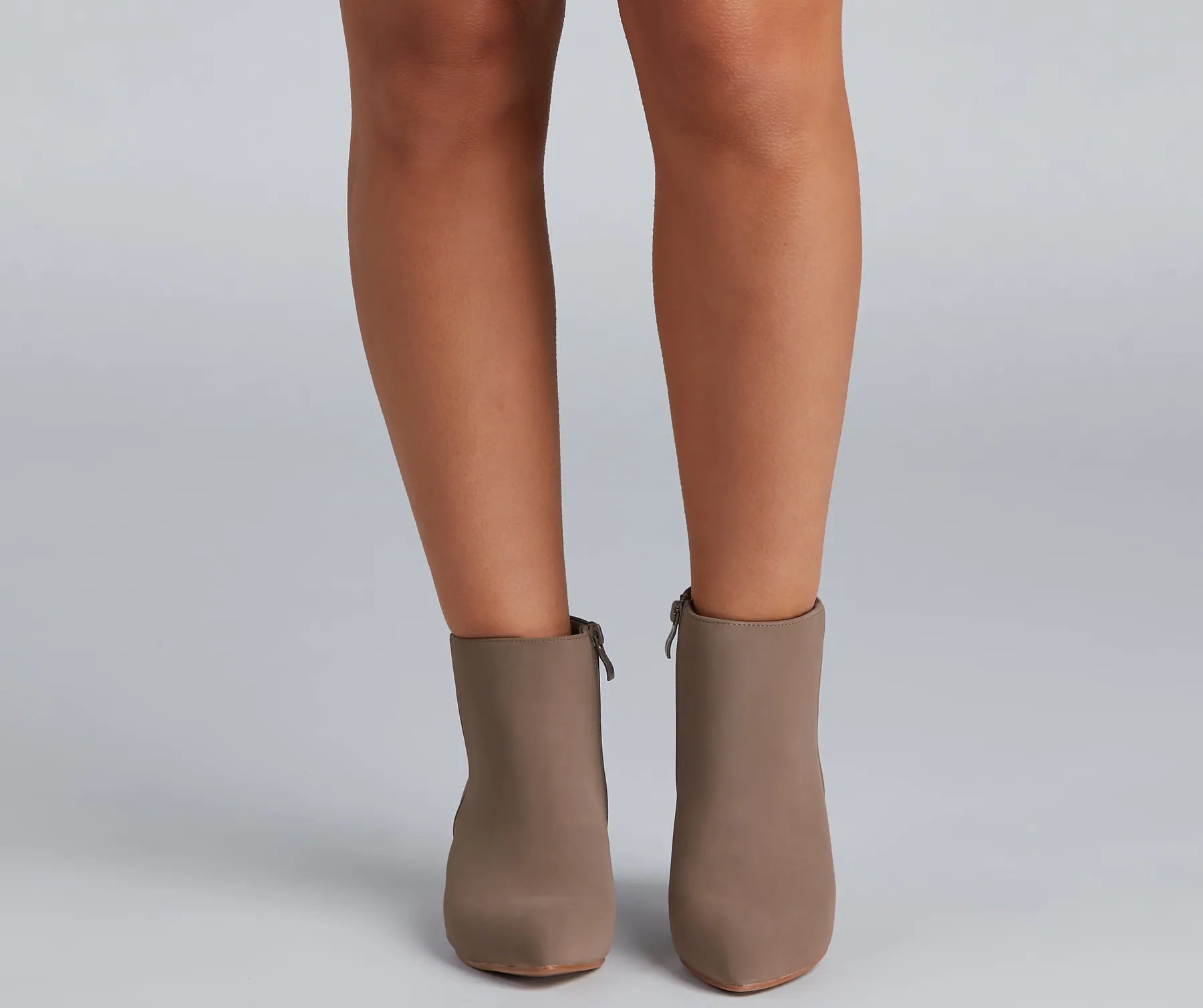 Simply Stylish Faux Suede Booties - Image 6
