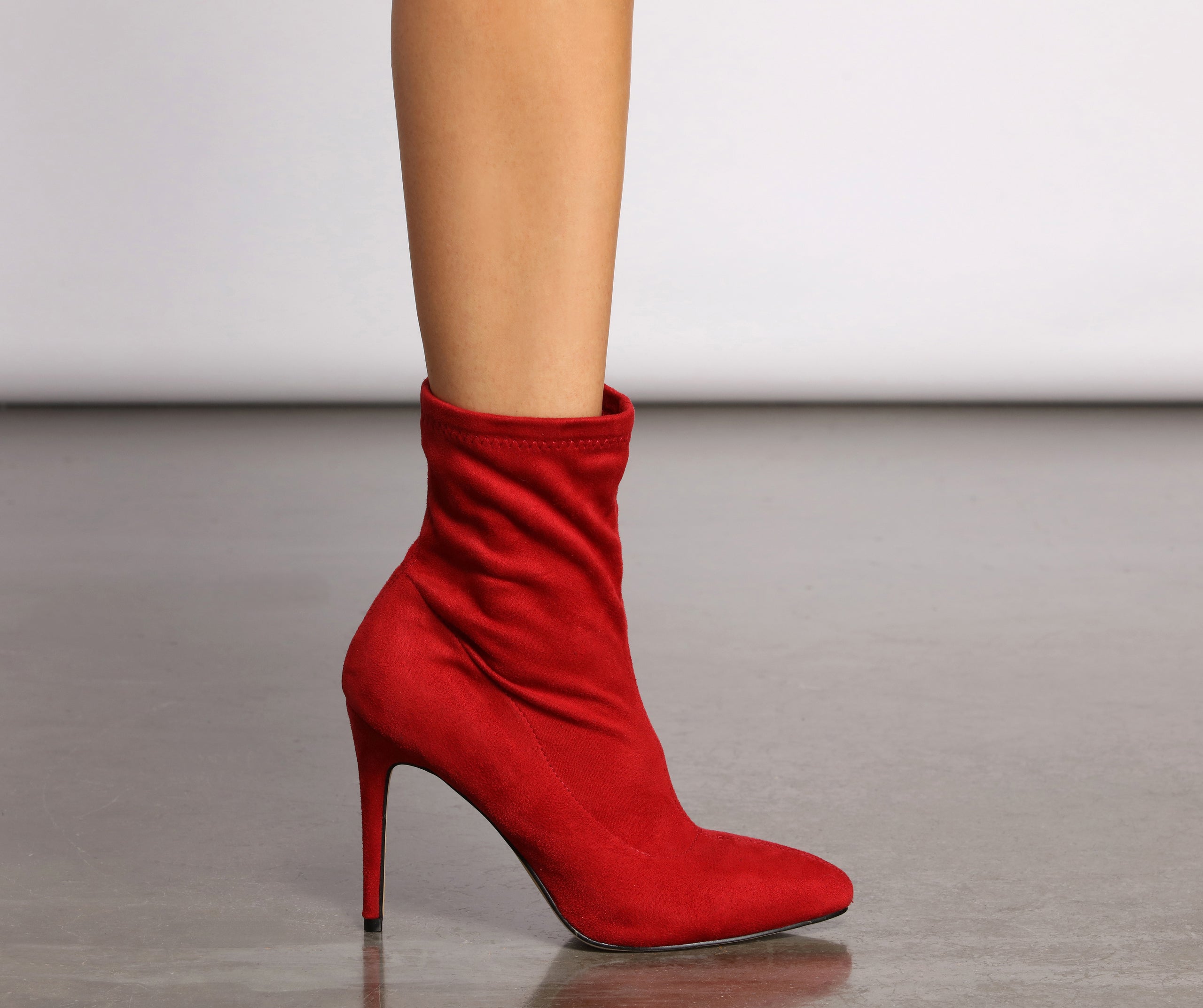 Smooth Criminal Stiletto Sock Booties - Image 7
