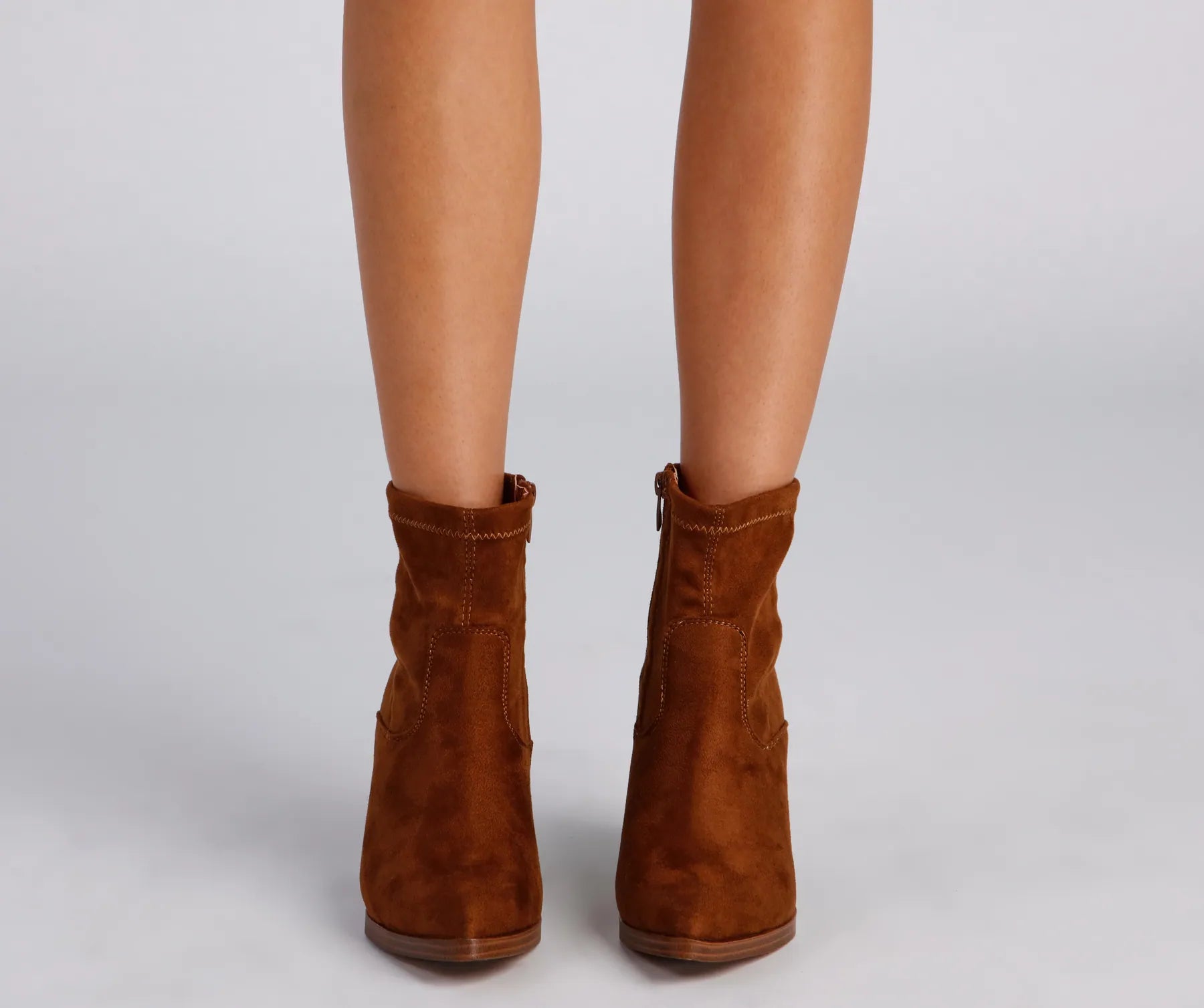 Chic Strut Pointed Toe Booties - Image 2