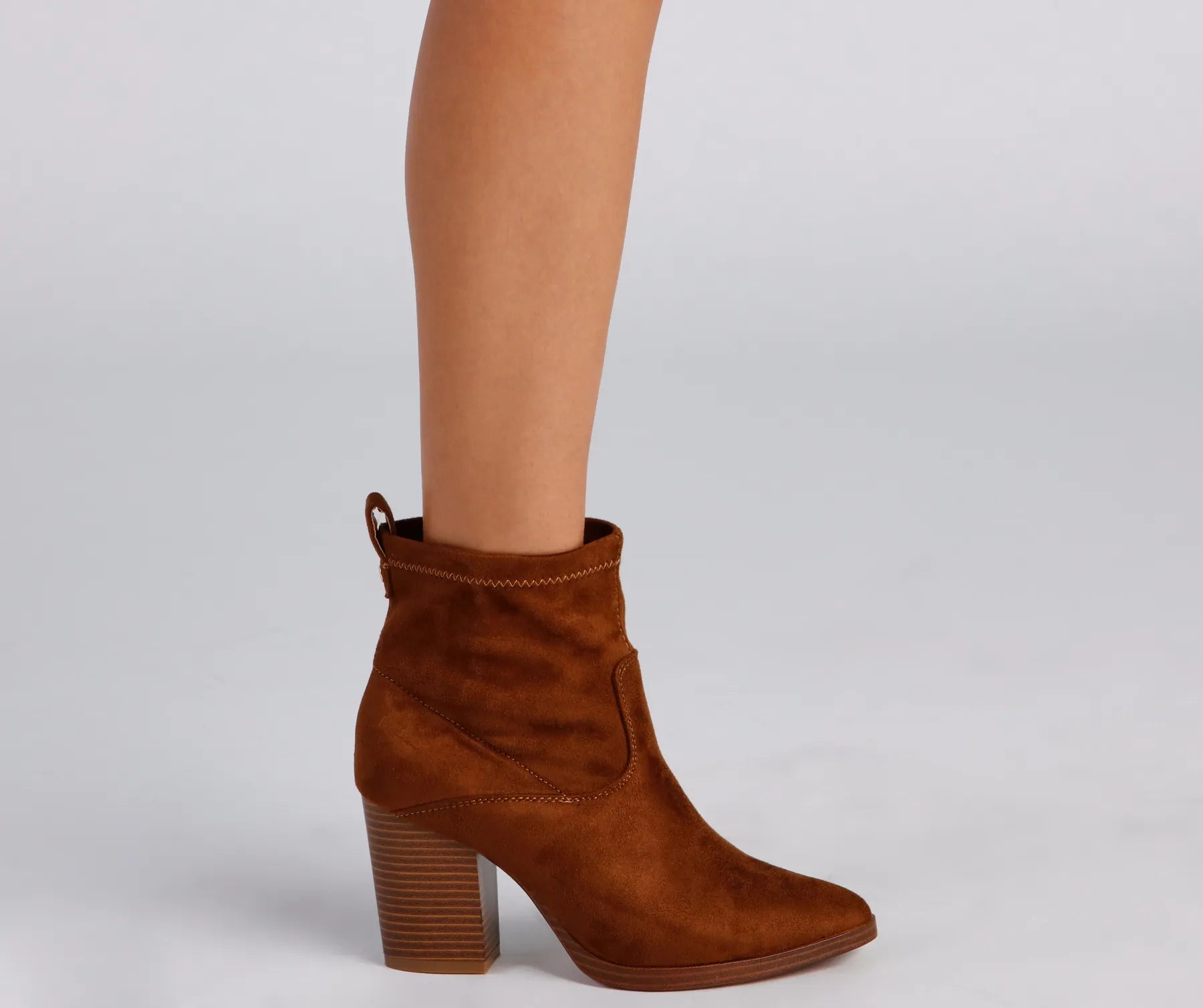 Chic Strut Pointed Toe Booties - Image 3