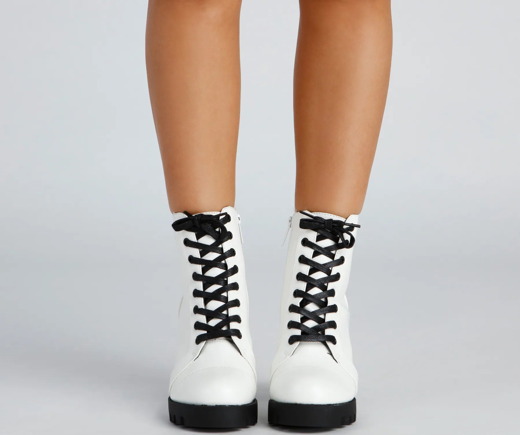 Feelin' Bold Lace-Up Booties - Image 2