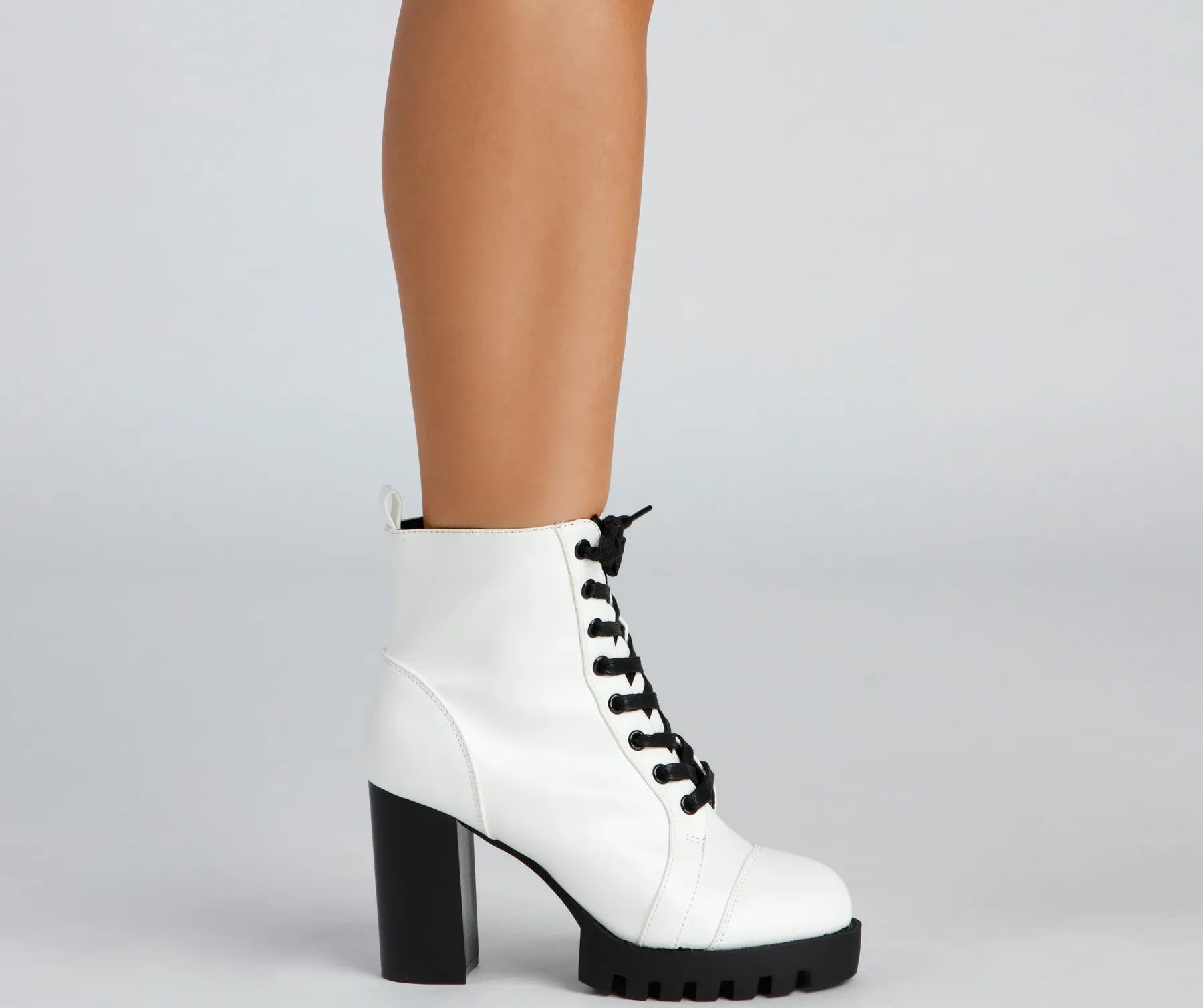 Feelin' Bold Lace-Up Booties - Image 3