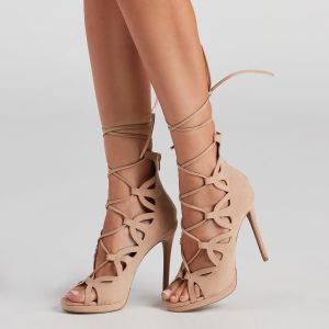 Art Gala Cut Out Stiletto Booties