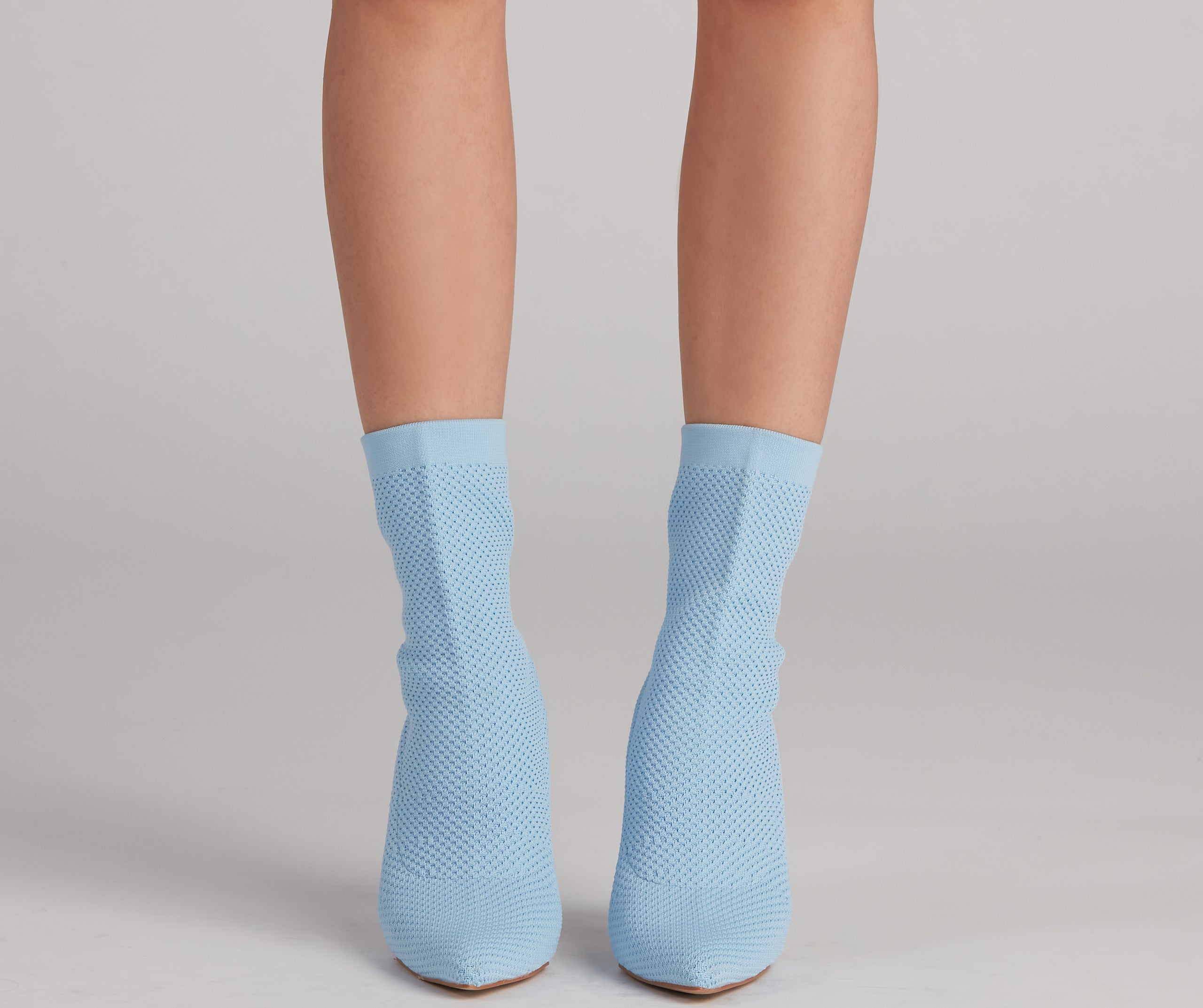 Major Strut Knit Stiletto Booties - Image 6