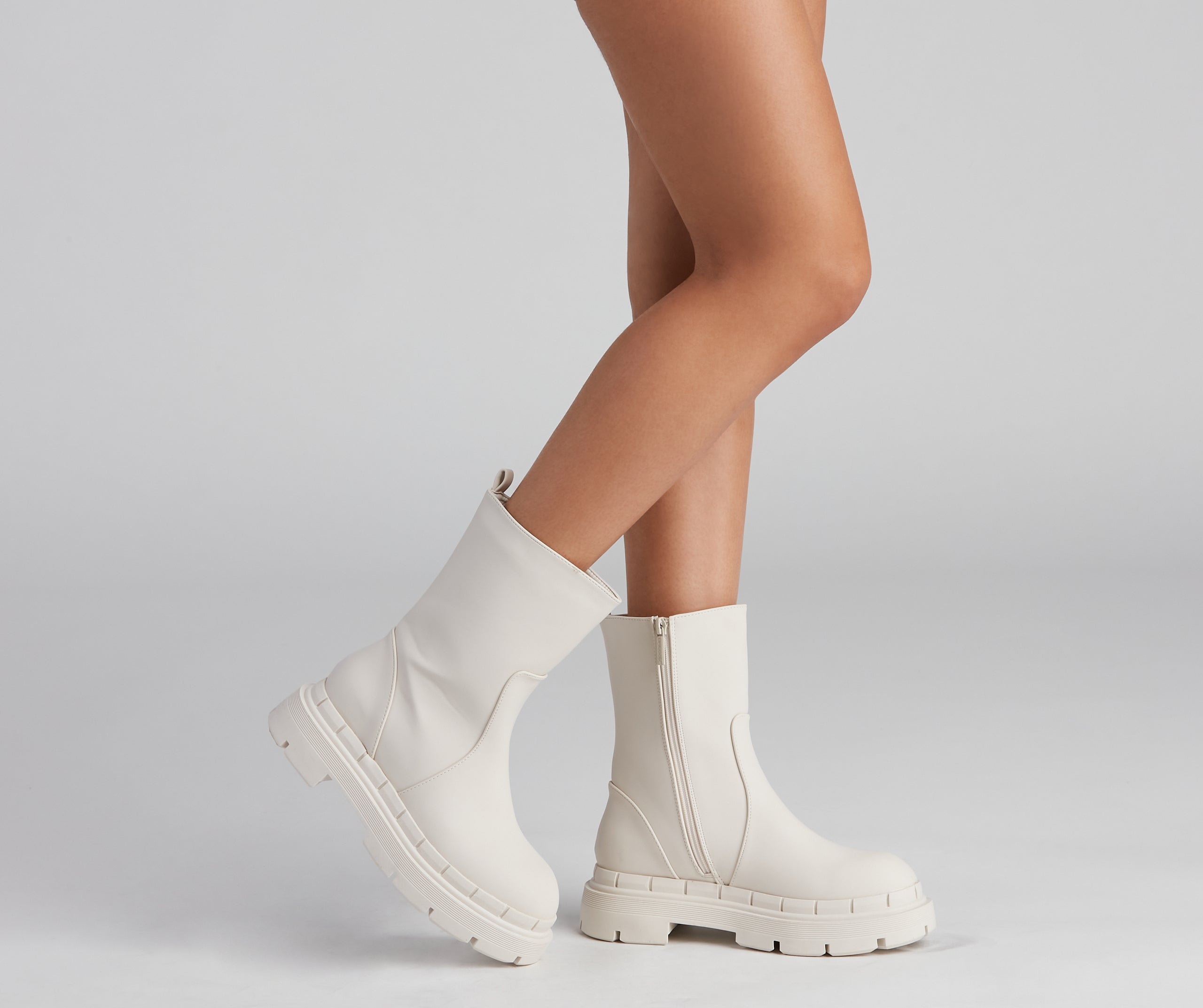 She's Trendy Lug Sole Boots - Image 9