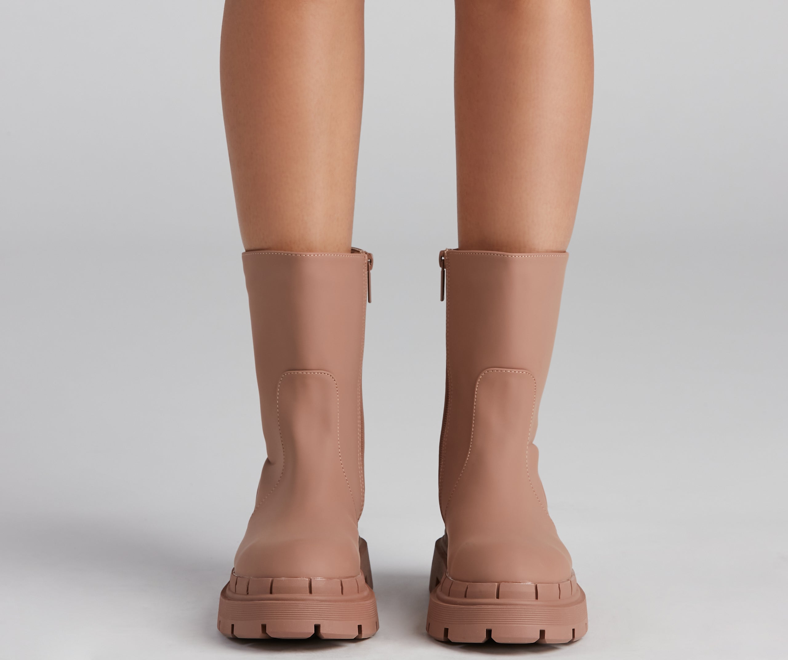 She's Trendy Lug Sole Boots - Image 6