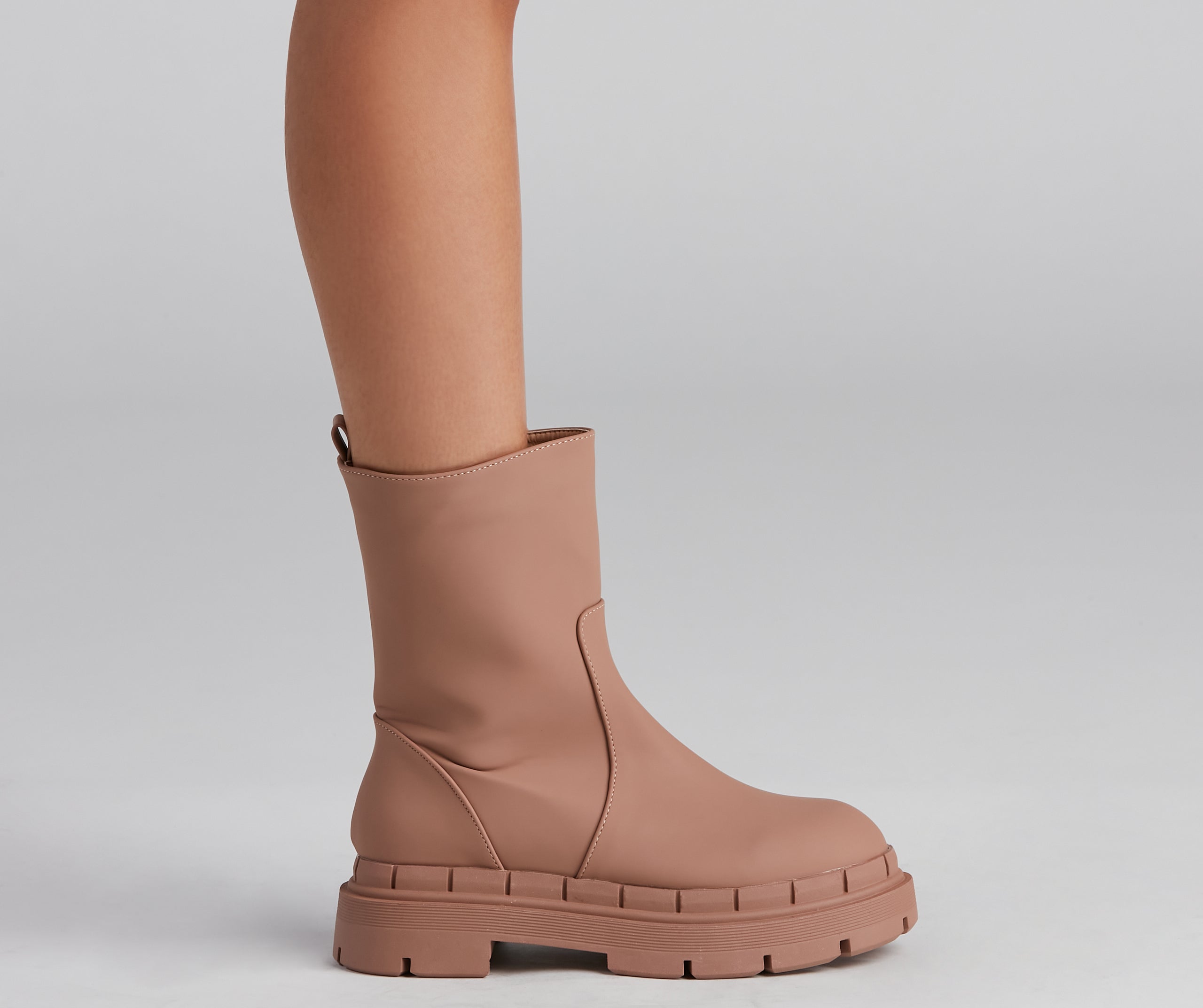 She's Trendy Lug Sole Boots - Image 8