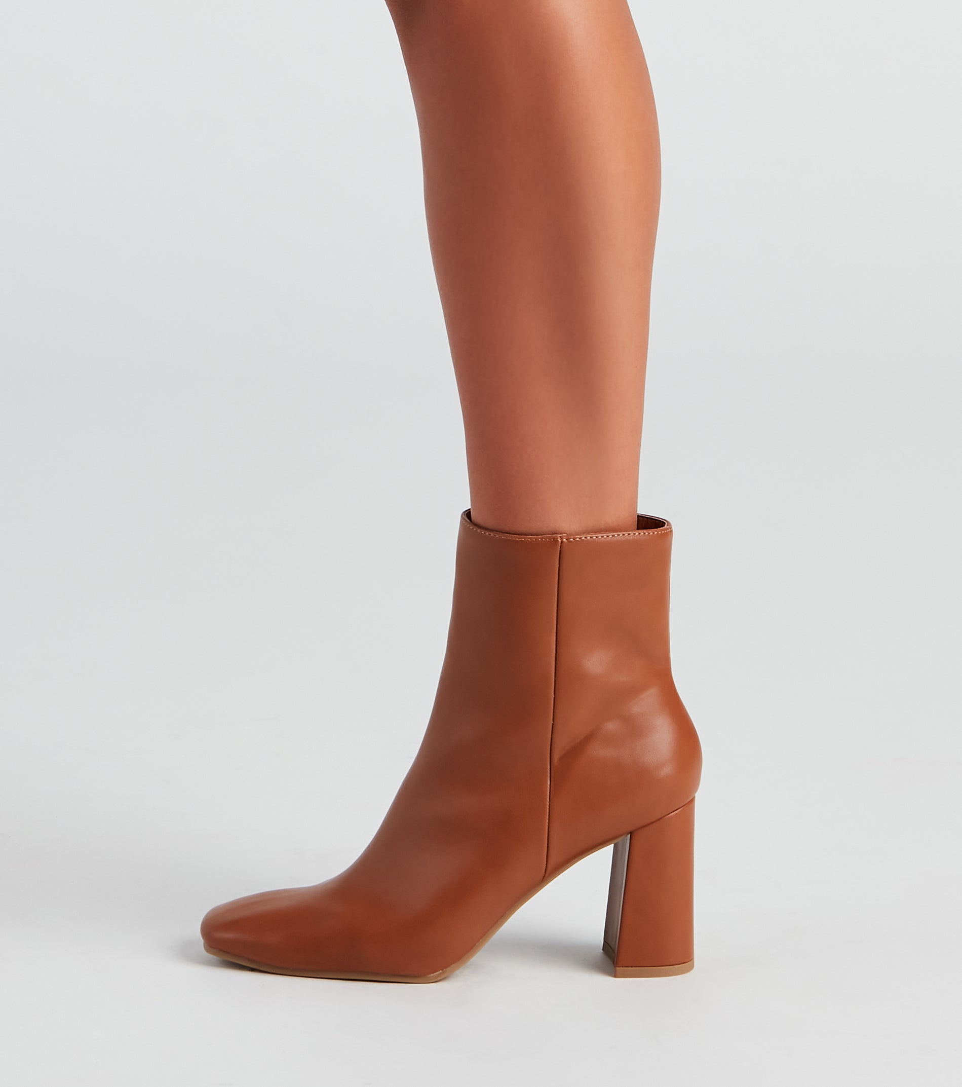 Fall Back On Block Heel Booties - Image 3
