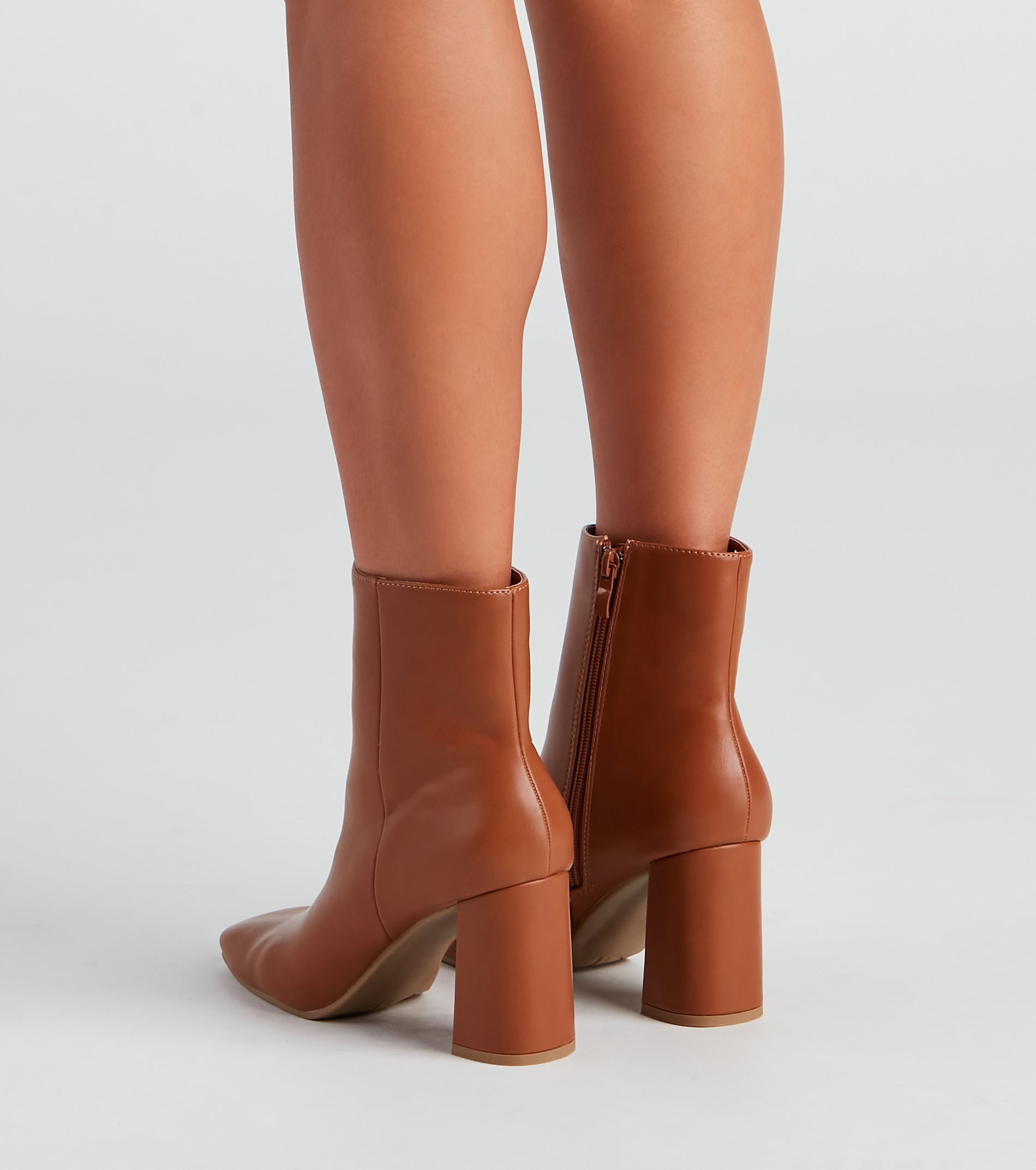 Fall Back On Block Heel Booties - Image 4