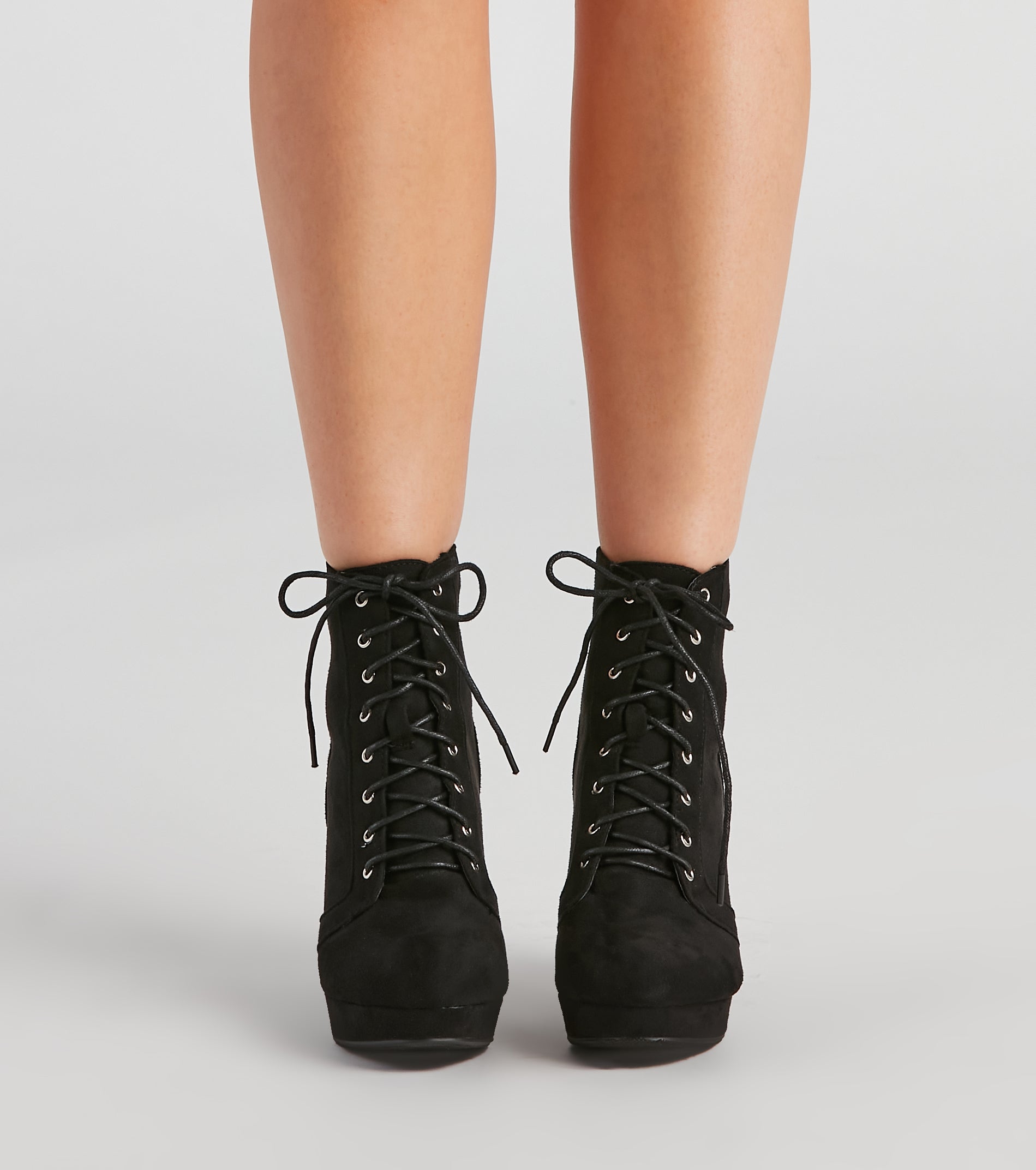 Catch My Drift Lace-Up Booties - Image 2
