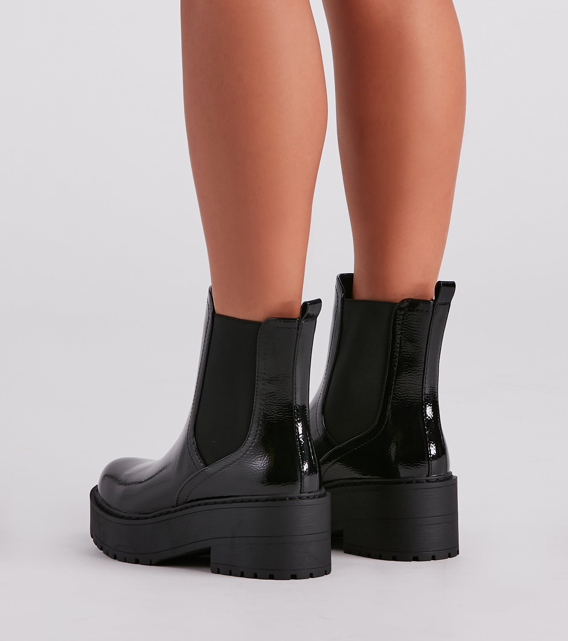 In The Name Of Lug Patent Booties - Image 4