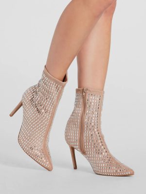 All That Bling Rhinestone Stiletto Booties