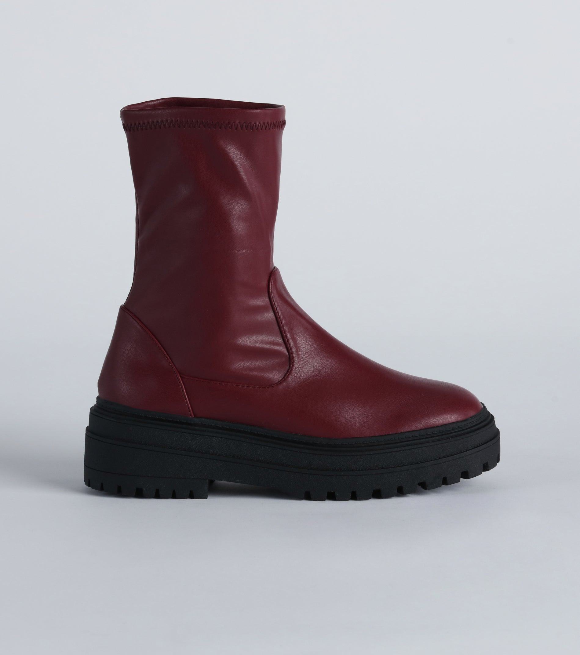 Get My Attention Fitted Ankle Combat Boots - Image 2