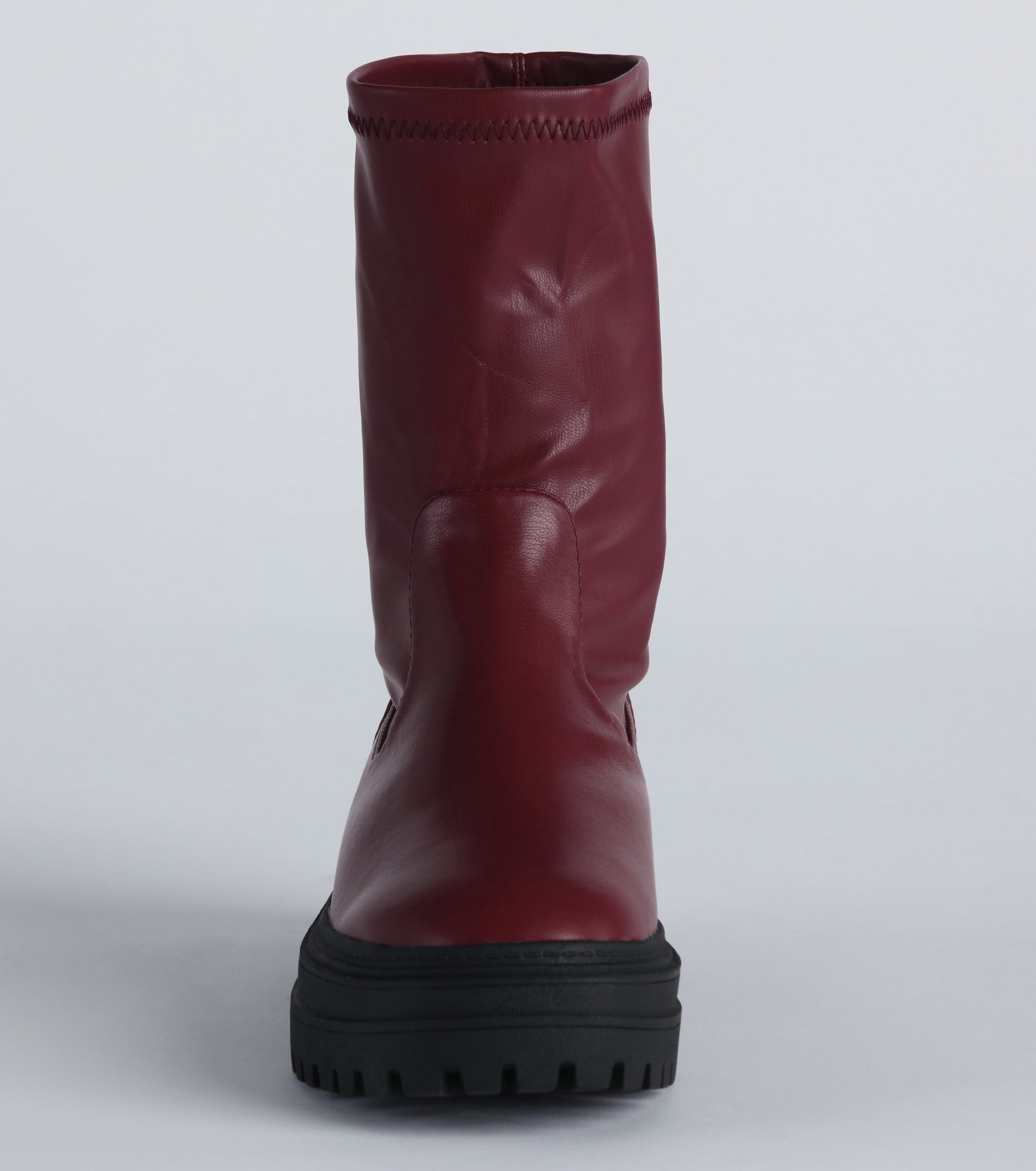 Get My Attention Fitted Ankle Combat Boots - Image 3