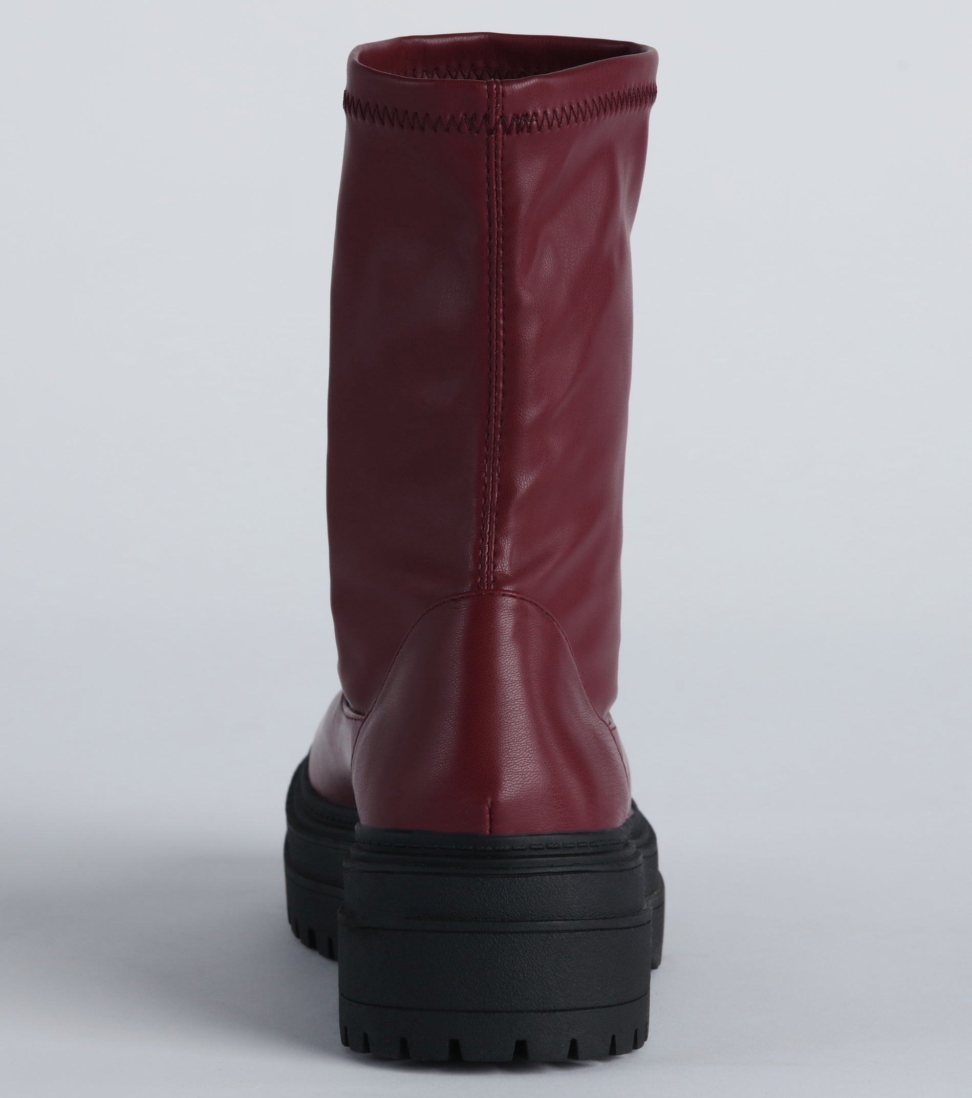 Get My Attention Fitted Ankle Combat Boots - Image 4