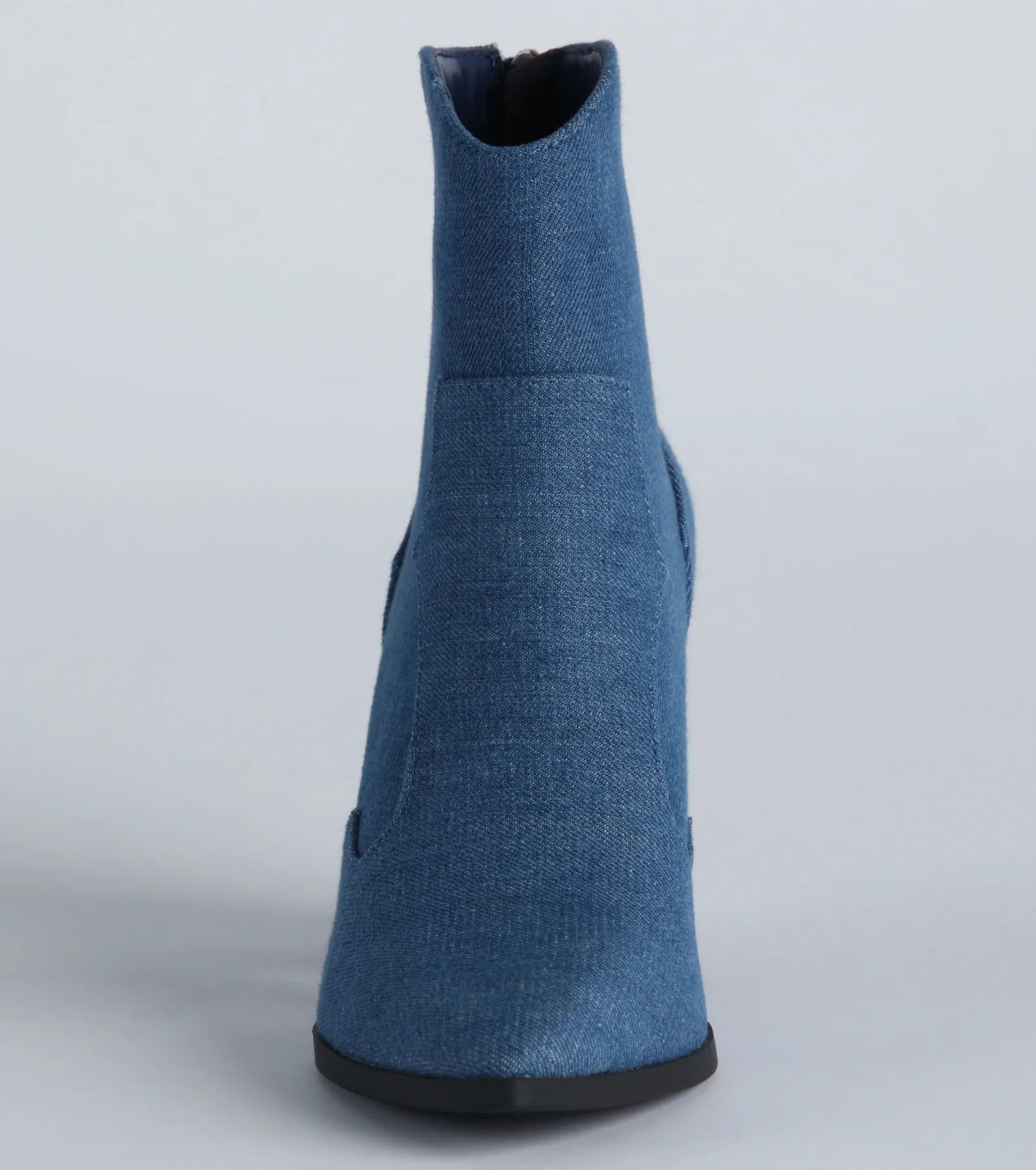 Country Nights Denim Western Booties - Image 3