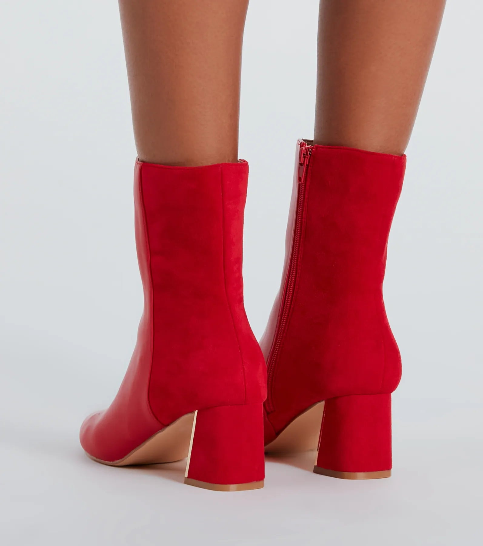 A Look To Remember Block Heel Booties - Image 4