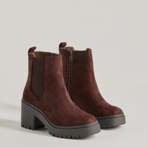 Stylishly Edgy Platform Block Heel Booties