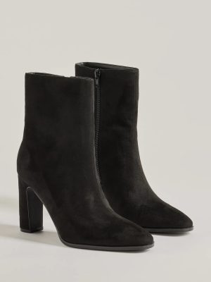 Back To Basics Block Heel Ankle Booties