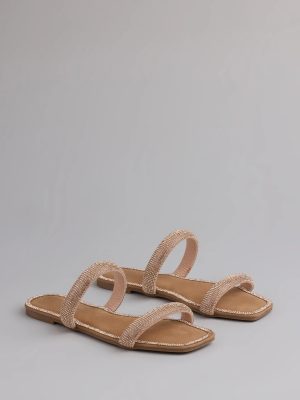 Step Into Glam Rhinestone Sandals