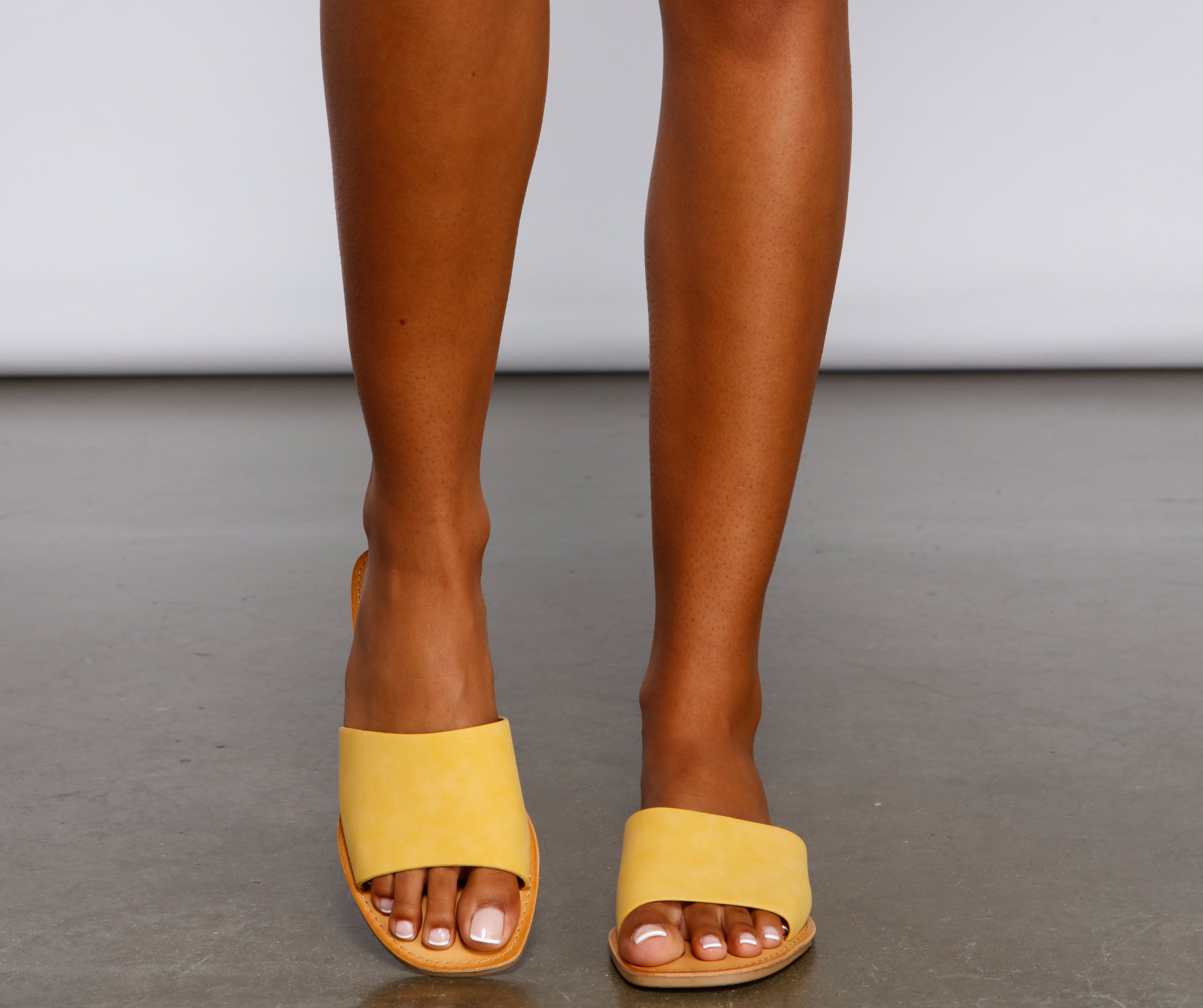 It's Casual Nubuck Slip On Sandals - Image 2