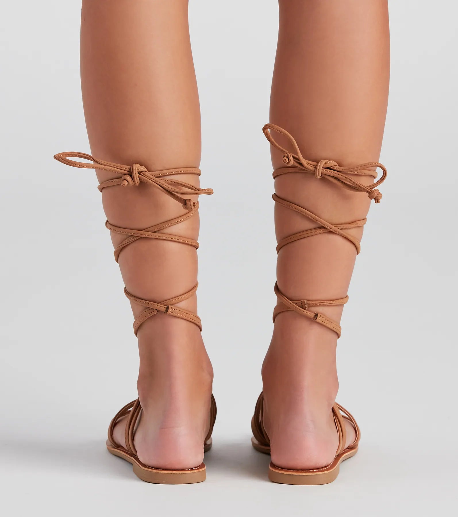 Miss Lace-Up Flat Sandals - Image 8
