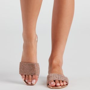 Just Like Magic Chrome Sandals