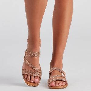 Perfect Sparkle Rhinestone Sandals