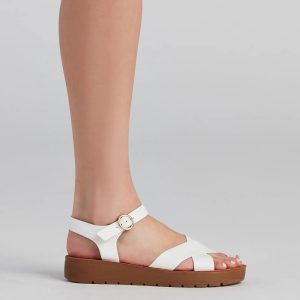 Comfort Level Criss-Cross Sandals