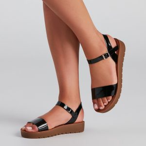 Stylish And Comfy PU Strap Sandals