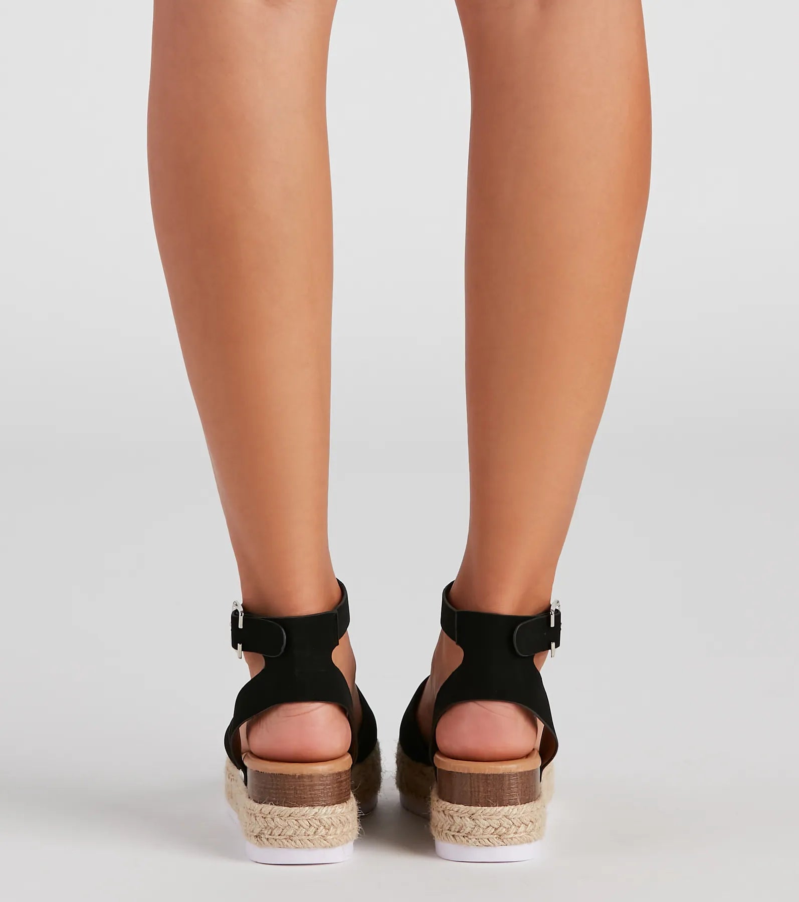 Effortless Nubuck Espadrille Sandals - Image 4