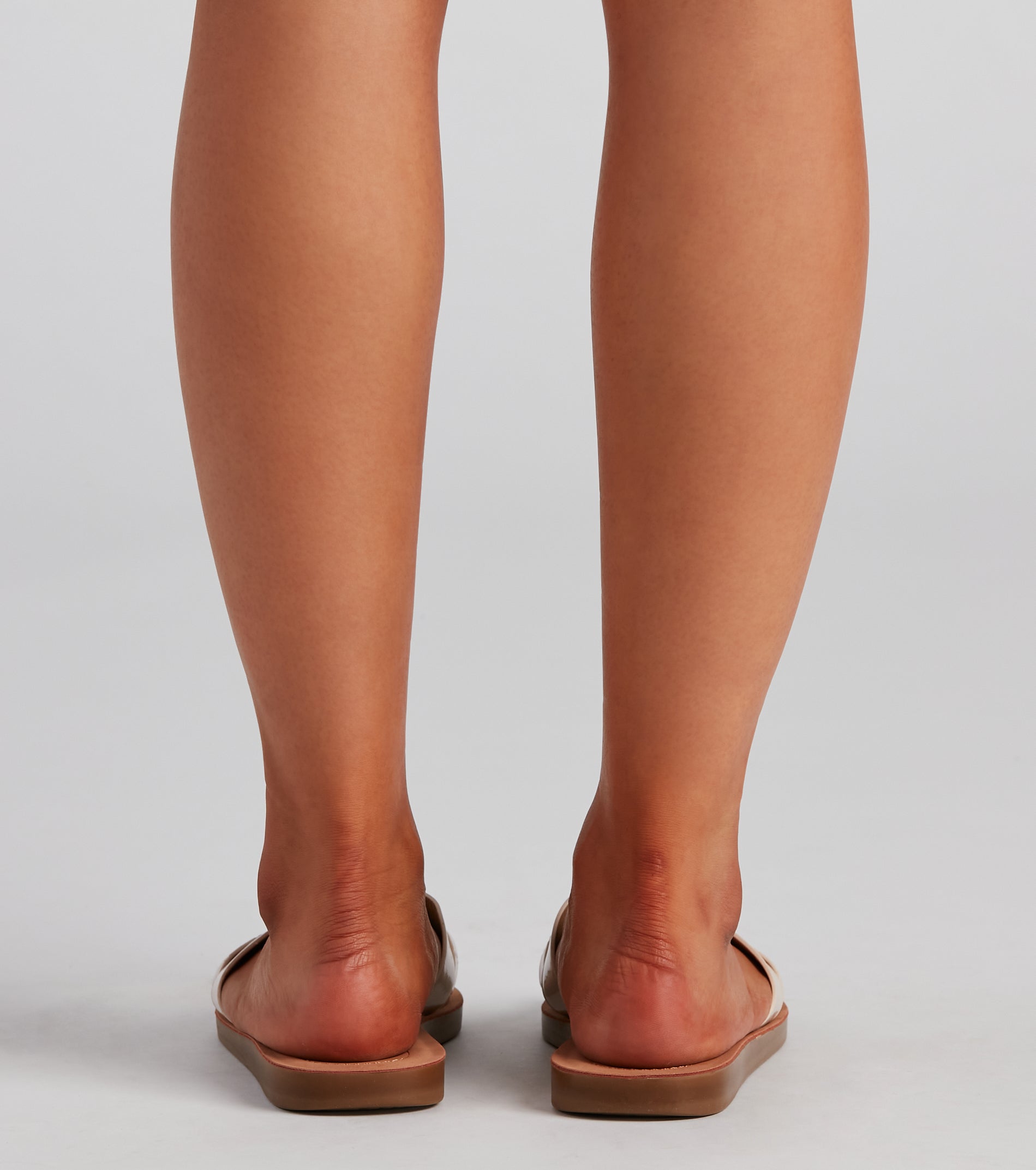 Minimalistic Chic PU Woven Sandals - Image 9