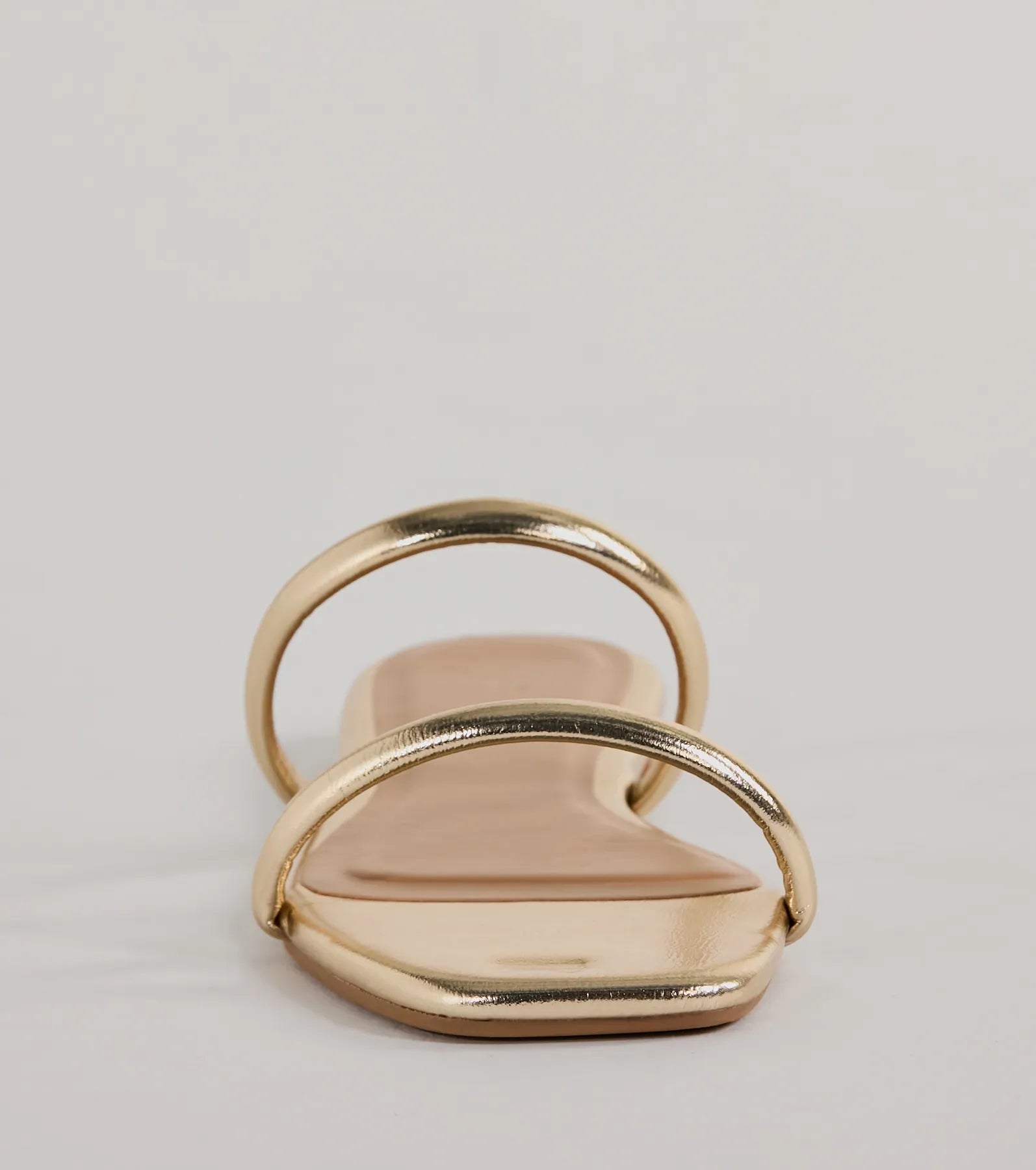 All Time Favorite Strappy Metallic Flat Sandals - Image 3