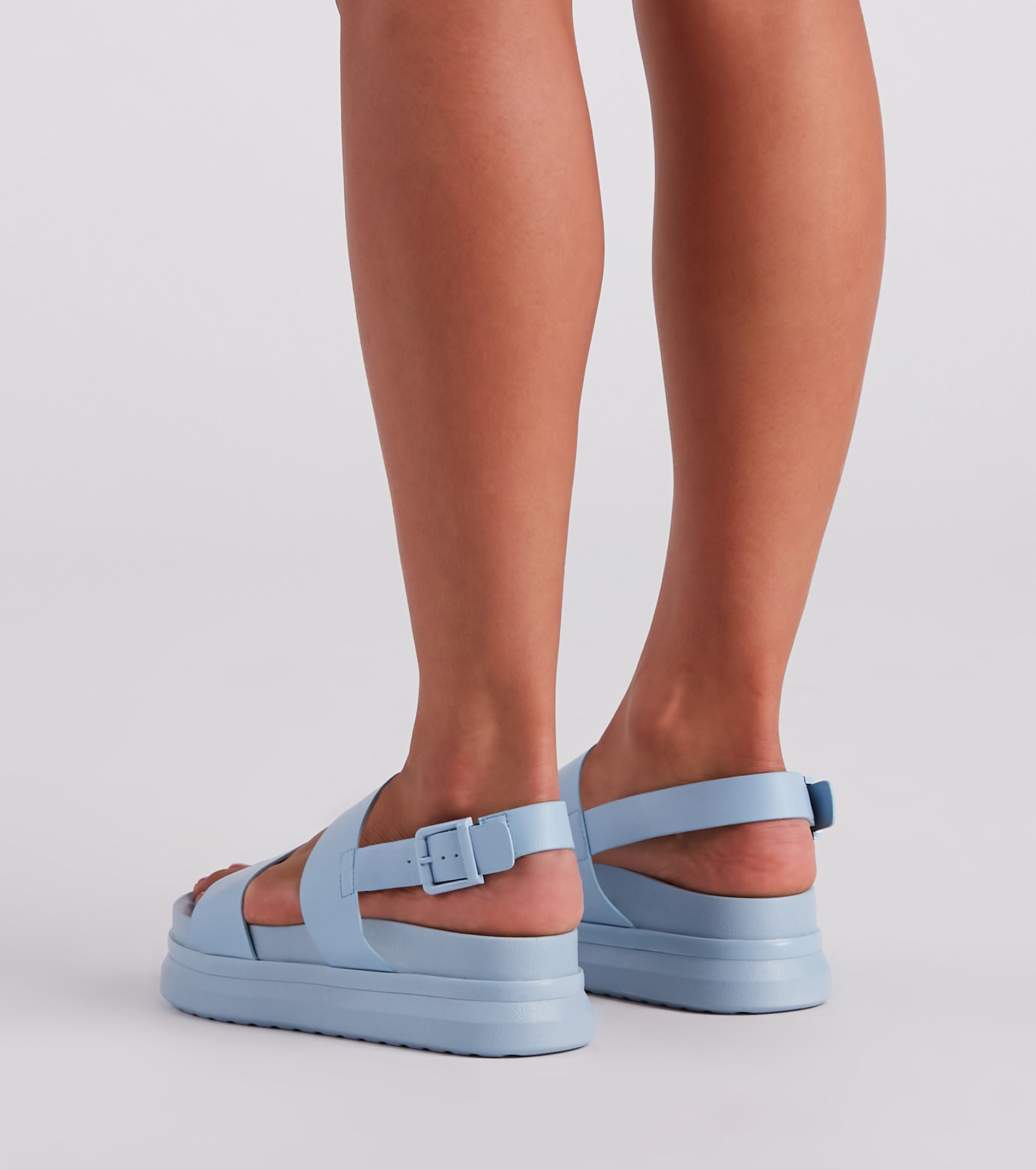 Stay Trendy Strappy Platform Sandals - Image 4