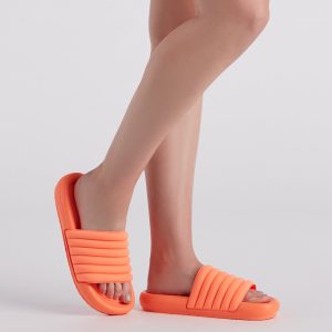 Slip Into Comfort Puff Slide Sandals