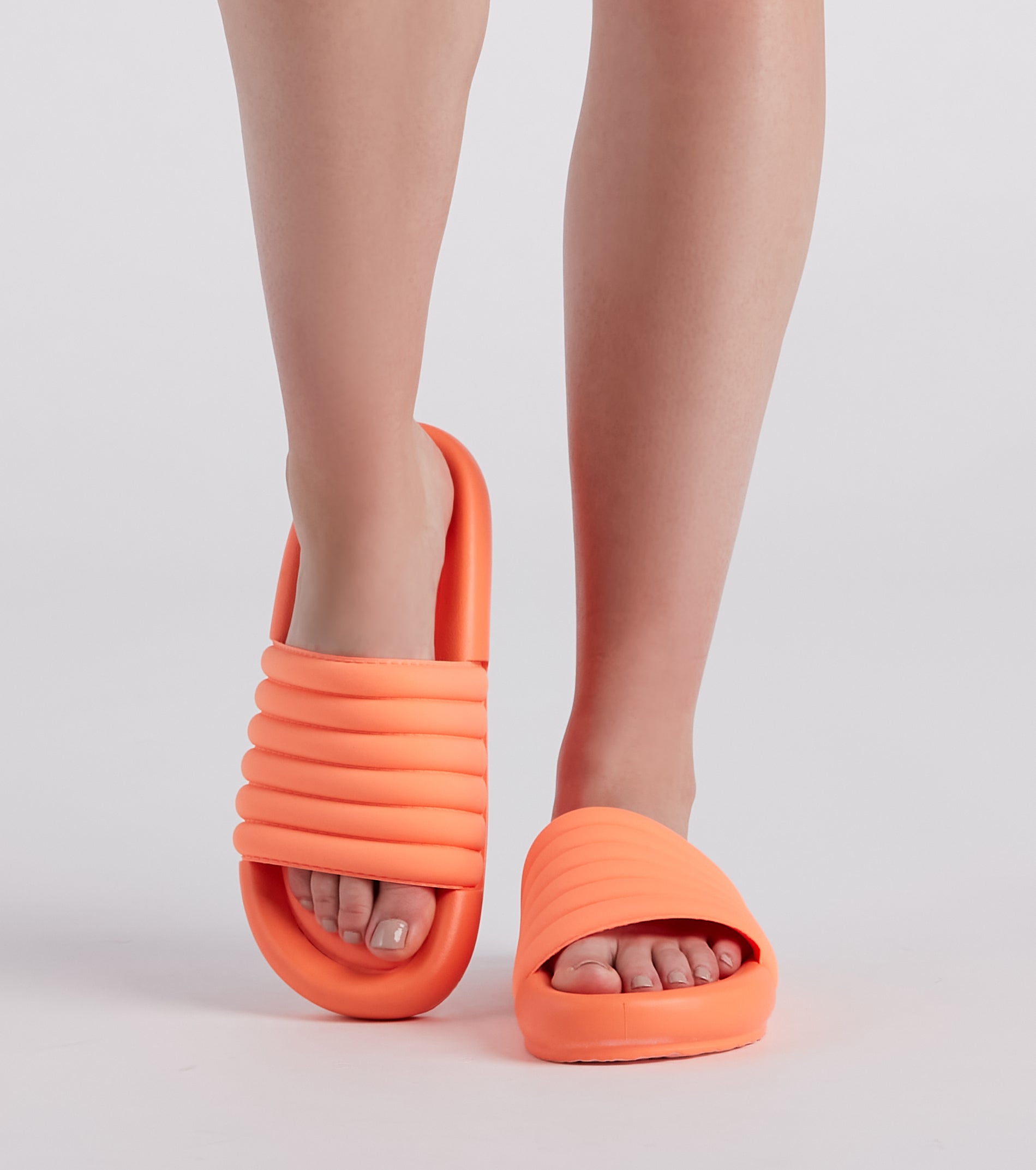 Slip Into Comfort Puff Slide Sandals - Image 2