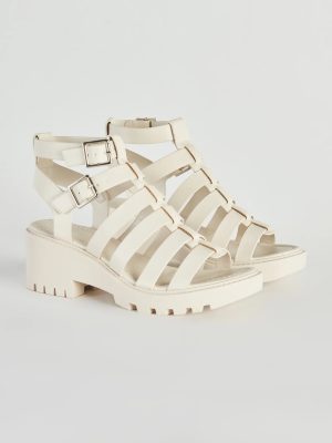 Catch Of The Day Caged Lug Sandals