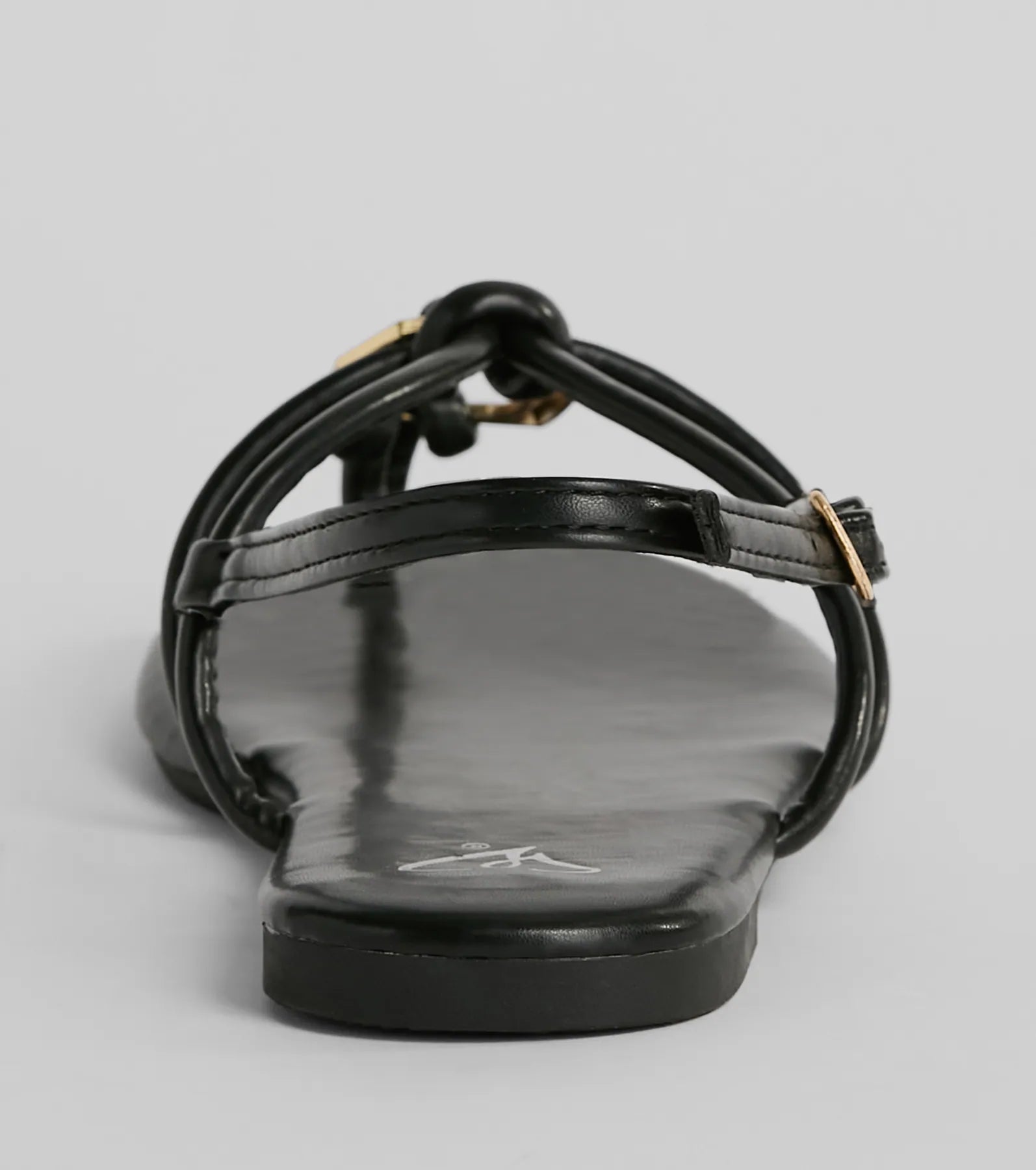 All Things Chic Strappy Charm Flat Sandals - Image 4