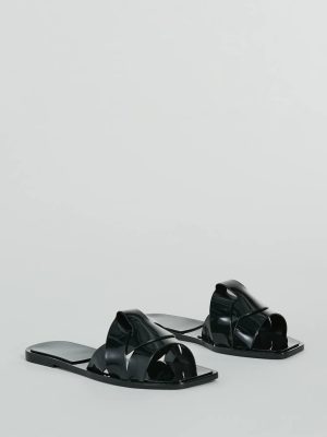 Playful Icon Flat Jelly Slide Sandals