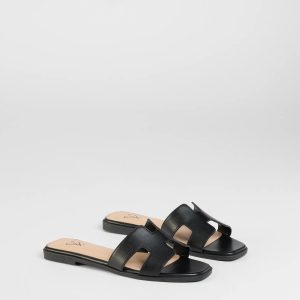 Fave Chic Cutout Strap Sandals